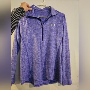 Under Armour Purple Quarter-Zip Pullover Fits Like A Small